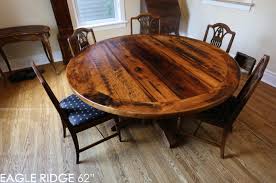Ontario Reclaimed Wood Furniture Reclaimed Round Base Table By Hd Threshing Floor F Rustic Wood Kitchen Tables Wood Dining Table Rustic Wood Dining Room Table