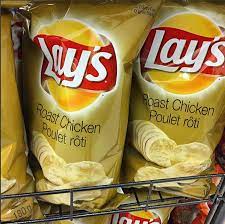 Lay S Roast Chicken Potato Chips Canada Chips Potato Chips Snacks