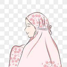 Muslim Woman Closing Her Ayes While Praying Illustration In Hand Drawn Prayer Muslimah Islam Png Transparent Clipart Image And Psd File For Free Download Anime Muslim Hijab Cartoon Islamic Cartoon