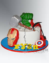From the original avengers to guardians of the galaxy and even some captain marvel, there are so many super recipes to check out. Amazing Avengers Cake Nc634 Amarantos Cakes