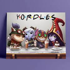 League of Legends Poster Yordles Friends Yordles Poster - Etsy