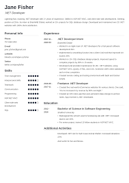 software engineer resume net best