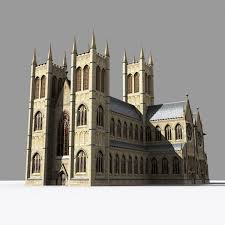 Medieval Church Gothic Cathedrals 3d Model Gothic Cathedrals Cathedral Medieval