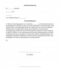 „der zwischen den parteien am … geschlossene arbeitsvertrag wird in § 4 urlaub wie folgt geändert: Kurzarbeitsklausel Zusatz Zum Arbeitsvertrag Muster