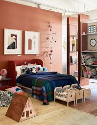 The Kids Space Including Dulux Very Terracotta On The Walls Paintings By Bobby Clark Doll S House By Such Kids Room Design Headboards For Beds Room Design