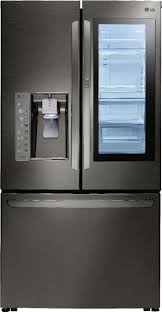 Read product specifications, calculate tax and shipping charges, sort your results, and buy with confidence. Best Buy Lg 23 5 Cu Ft French Instaview Door In Door Counter Depth Smart Wi Fi Enabled Refrigerator Black Stainless Steel Lfxc24796d