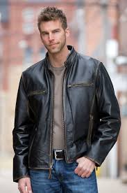 Jose Retro Cowhide Leather Motorcycle Jacket Jackets Men Fashion Leather Jacket Men Leather Motorcycle Jacket