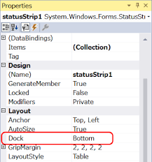 Ensuring that a window doesn't become a mess to look at if the user decides to resize the window is far from trivial, and numerous lines of code have been written to achieve this. How To Set Win Form Min Width By Getting Statusstrip S Width Inside Win Form Statusstrip Dock Property Is Set To Bottom