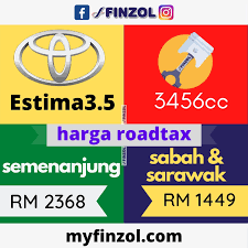 Check spelling or type a new query. Senarai Harga Cukai Jalan Road Tax Kenderaan Persendirian Malaysia 2021 Enjin Myfinzol