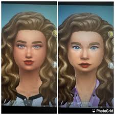 Genes hey… these two are biological twins 🤔 hair and makeup done the same  to show differences. No change to base features.