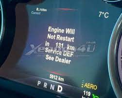 Engine Will Not Restart In X Mi Km Service Def See Dealer Xenons4u Automotive Blogs