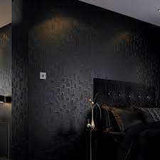 In this brooklyn townhouse, wallpaper by cole and son black lacquer designer gave this bedroom in a classic brownstone in alexandria, virginia, a fresh twist with abstract wallpaper in splashy hues of. Checker Nonwoven Black Modern Wallpaper Black Wallpaper Bedroom Black Wallpaper