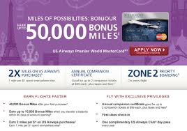 Earn cash back with every purchase. Us Airways 40k 50k Credit Card Bonus Offer Worth It