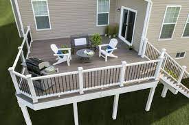 Notes:» trex transcend railings are designed to be installed over the decking frame or on inside of rim joist. Step By Step Guide To Trex Select Horizontal Railing Trex