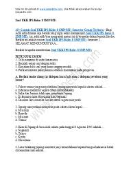 Berikut ini adalah contoh latihan soal uts ipa kelas 6 semester 2. 45 Contoh Soal Ukk Ipa Kelas 8 Smp Mts Dan Kunci Jawaban
