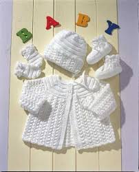 Shown in bernat softee baby. Buy Free Matinee Coat Knitting Patterns Off 75