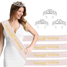 Happy 30th birthday smartphone means congratulations on reaching. 30th Birthday Crown And Sash Cheaper Than Retail Price Buy Clothing Accessories And Lifestyle Products For Women Men