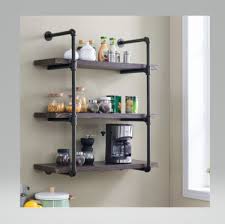 Baskets and a pegboard are a great combination when it comes to organizing your kitchen. Wall Mounted Kitchen Shelves You Ll Love In 2021 Visualhunt