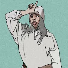 Such as png, jpg, animated gifs, pic art, symbol, blackandwhite, pix, etc. Billie Eilish Rapper Art Pop Art Drawings