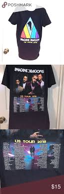 Imagine Dragons Us Tour 2018 Imagine Dragons Tour Shirt Shirts