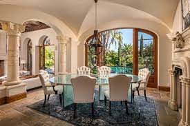 38 beautiful farmhouse laundry room in 2021. Mediterranean Style Dining Room With Arched Ceilings Hgtv