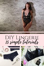 Pin On Sewing Lingerie Diy Dessous Bh Unterwasche Slip Nahen