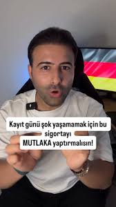 🚑 Almanya'ya hoş geldin! Peki ya şimdi? Vize alırken yaptırdığın o seyahat  sağlık sigortasının, Almanya'da üniversite kaydı veya oturum izni için  geçerli olmadığını biliyor muydun? Bu, birçok, ...