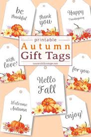 Baby shower games are the best part of the baby shower party and add fun and joy to this event. Printable Fall Gift Tags Download Free Autumn Gift Favor Tags