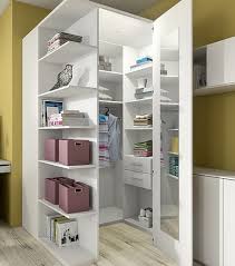 Eck Kleiderschrank In Weiss Quarto Diy Ideias Para Mobilia Armazenamento No Quarto