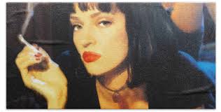 Uma Thurman Pulp Fiction Bath Towel
