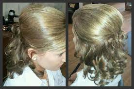 Short hair is known to hold any style much more easily than longer locks might. Pin By Laurie Barker On Reese Lexie Junior Bridesmaid Hair Prom Hairstyles For Short Hair Pageant Hair