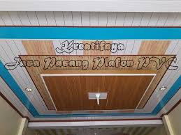 Pada umumnya papan jenis ini digunakan sebagai plafon atap rumah. Harga Plafon Pvc Jadi Terpasang Per Meter 2020 Terima Beres