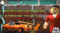 New promo codes update frequently, so check back often for new ones when they release. 30 Roblox Jailbreak Ideas Roblox Games To Play Best Season