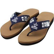 Dallas Cowboys Ladies Jewel Wedge Flip Flops Navy Blue Dallas Cowboys Shoes Dallas Cowboys Women Dallas Cowboys Outfits