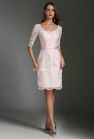 Floryday offre les dernières collections de rose perle robes féminines pour toutes les occasions. Elegante Robe Fourreau Fine Et Souple Dentelle