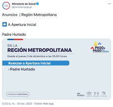 Alhué, calera de tango, isla de maipo, tiltil, peñaflor, quilicura, el monte, la pintana, conchalí, colina, melipilla. Plan Paso A Paso Dos Comunas Avanzan Y Cuatro Retroceden
