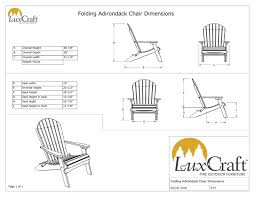 Luxcraft Recycled Plastic Folding Adirondack Chair Lead Time To Ship 14 Weeks Folding Adirondack Chairs Adirondack Chair Recycled Plastic Adirondack Chairs