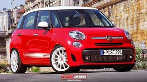Fiat 500l Gets Sporty Abarth Look Via Rendering Carscoops Fiat 500l Fiat Fiat Cinquecento