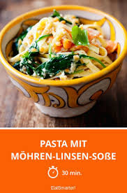 Pasta Mit Mohren Linsen Sosse Rezept In 2020 Pasta Mohren Rezepte