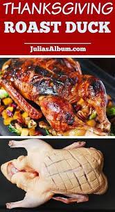 Duck breast with cherry chutney recipe & video. Thanksgiving Roast Duck Roasted Duck Recipes Duck Recipes Roast Duck
