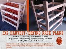 Making a double sided clothes rack for yard sale. 2x4 Harvest Drying Rack Plans Etsy