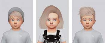 Sims 4 Hairs Kalewa A Toddler S Hair Pack Toddler Hair Hair Pack Sims Hair
