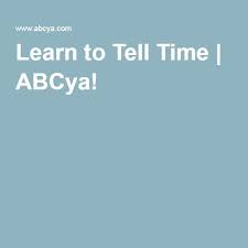 Learn To Tell Time Abcya Telling Time Game Learn To