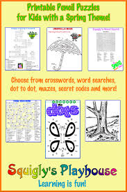 We have included the 20 most popular puzzles below, but you can find hundreds more by browsing the categories at the bottom, or visiting our homepage. Printable Spring Puzzles For Kids Squigly S Playhouse