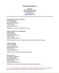 How To Title References Page For Resume Resume References Reference Page For Resume Professional References
