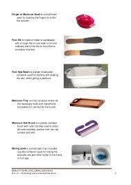 Nail Care Learning Module K 12 Nail Care Nail Services Nails