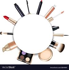 makeup frame royalty free vector image