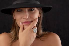 Silver Ring With Florin (fiorino) "duccio", Ring From Florence,handmade  Good Luck Ring, Anniversary Ring