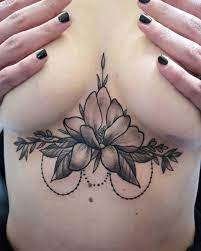 Underboob Sternum Tattoos The Ink Factory Tattoo Studio Dublin