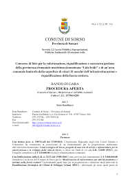 BANDO DI CONCORSO DI IDEE PER LA RIQUALIFICAZIONE ...